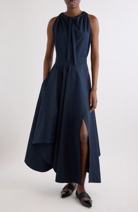 Givenchy Givenchy Asymmetric Long Dress with Bow