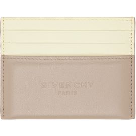 Givenchy Givenchy Beige & Taupe Padded Card Holder