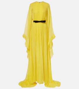 Givenchy Givenchy Belted silk gown