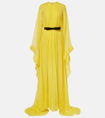 Givenchy Givenchy Belted silk gown