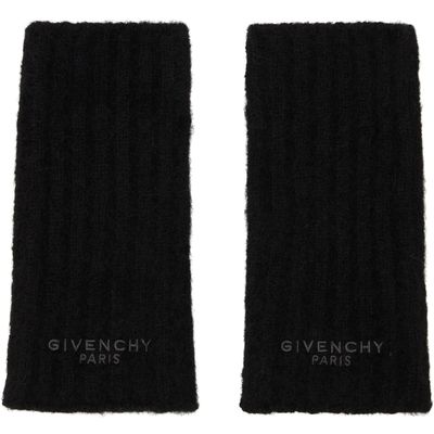 Givenchy Givenchy Black Alpaca Mittens
