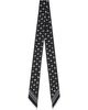 Givenchy Givenchy Black Bandana Bandeau Silk Scarf - 1