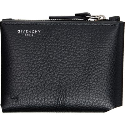 Givenchy Givenchy Black Folded Trifold Wallet