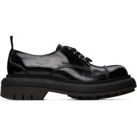 Givenchy Givenchy Black 'Givenchy Cargo' Leather Derbys