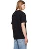 Givenchy Givenchy Black 'Givenchy Paris' Grosgrain T-shirt - 3