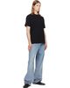 Givenchy Givenchy Black 'Givenchy Paris' Grosgrain T-shirt - 4