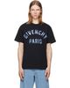 Givenchy Givenchy Black 'Givenchy Paris' Pompom Embroidery T-shirt - 1