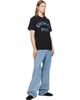 Givenchy Givenchy Black 'Givenchy Paris' Pompom Embroidery T-shirt - 4