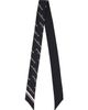 Givenchy Givenchy Black 'Givenchy Shadow' Bicolor Bandeau Silk Scarf - 1