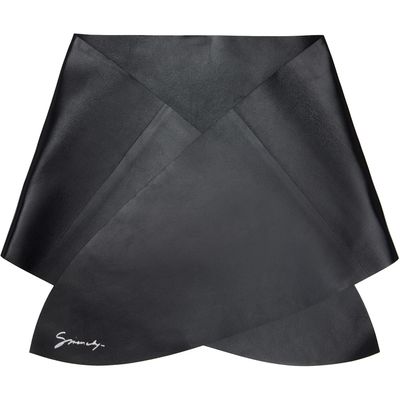 Givenchy Givenchy Black Lamb Leather Scarf