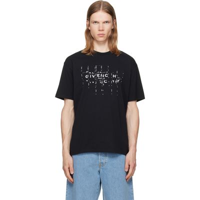 Givenchy Givenchy Black Photographic Negative Cotton T-shirt