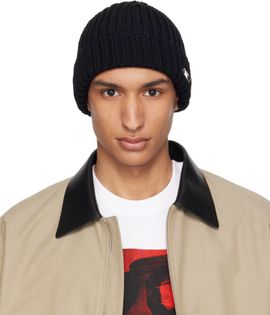 Givenchy Givenchy Black Safety Pin Beanie
