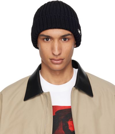 Givenchy Givenchy Black Safety Pin Beanie