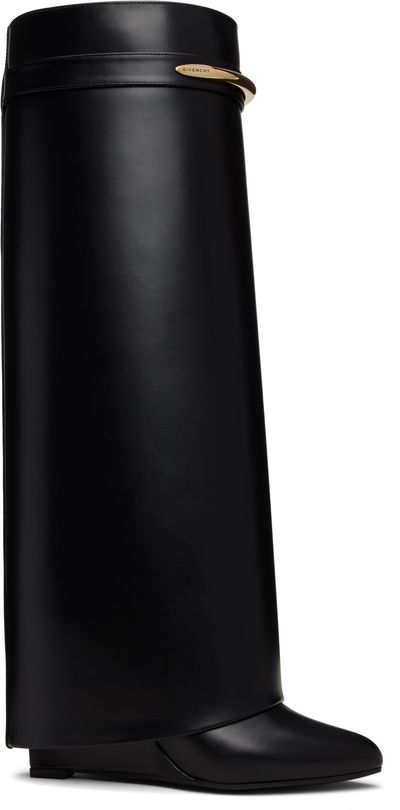 Givenchy Givenchy Black Shark Pinch Tall Boots