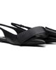Givenchy Givenchy Black Twisted Ribbon Slingback Ballerina Flats - 4