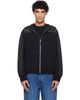 Givenchy Givenchy Black Windbreaker Hoodie Jacket - 1