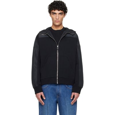 Givenchy Givenchy Black Windbreaker Hoodie Jacket