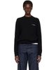 Givenchy Givenchy Black Wool & Cashmere Sweater - 1