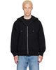 Givenchy Givenchy Black Zipped Photographic Negative Print Hoodie - 1
