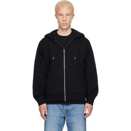 Givenchy Givenchy Black Zipped Photographic Negative Print Hoodie
