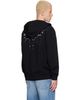 Givenchy Givenchy Black Zipped Photographic Negative Print Hoodie - 3