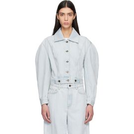 Givenchy Givenchy Blue Back-To-Front Cocoon Denim Jacket