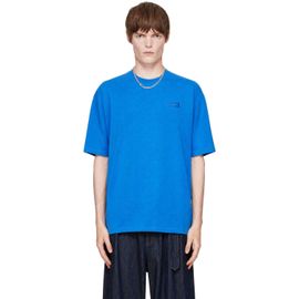 Givenchy Givenchy Blue Cotton 'Givenchy' Patch T-shirt