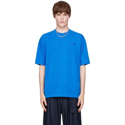 Givenchy Givenchy Blue Cotton 'Givenchy' Patch T-shirt