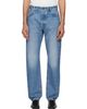 Givenchy Givenchy Blue Couture Seam Straight Fit Shadow Washed Jeans - 1
