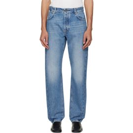 Givenchy Givenchy Blue Couture Seam Straight Fit Shadow Washed Jeans