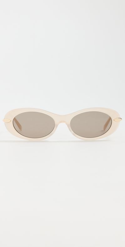 Givenchy Givenchy Bold Oval Sunglasses Shiny Pink/Brown One