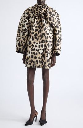 Givenchy Givenchy Bow Scarf Short Coat