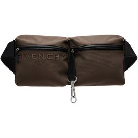 Givenchy Givenchy Brown & Black Cargo Canvas Belt Bag