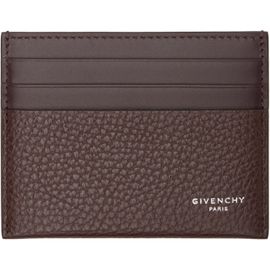Givenchy Givenchy Brown Logo Card Holder
