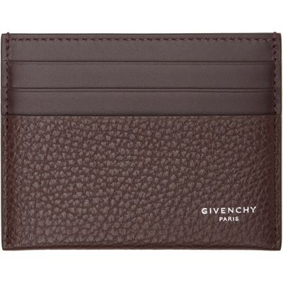 Givenchy Givenchy Brown Logo Card Holder