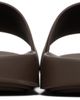 Givenchy Givenchy Brown Rubber Label Mule Slides - 2