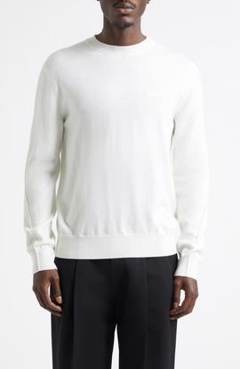 Givenchy Givenchy Button Tab Cuffs Wool Crewneck Sweater