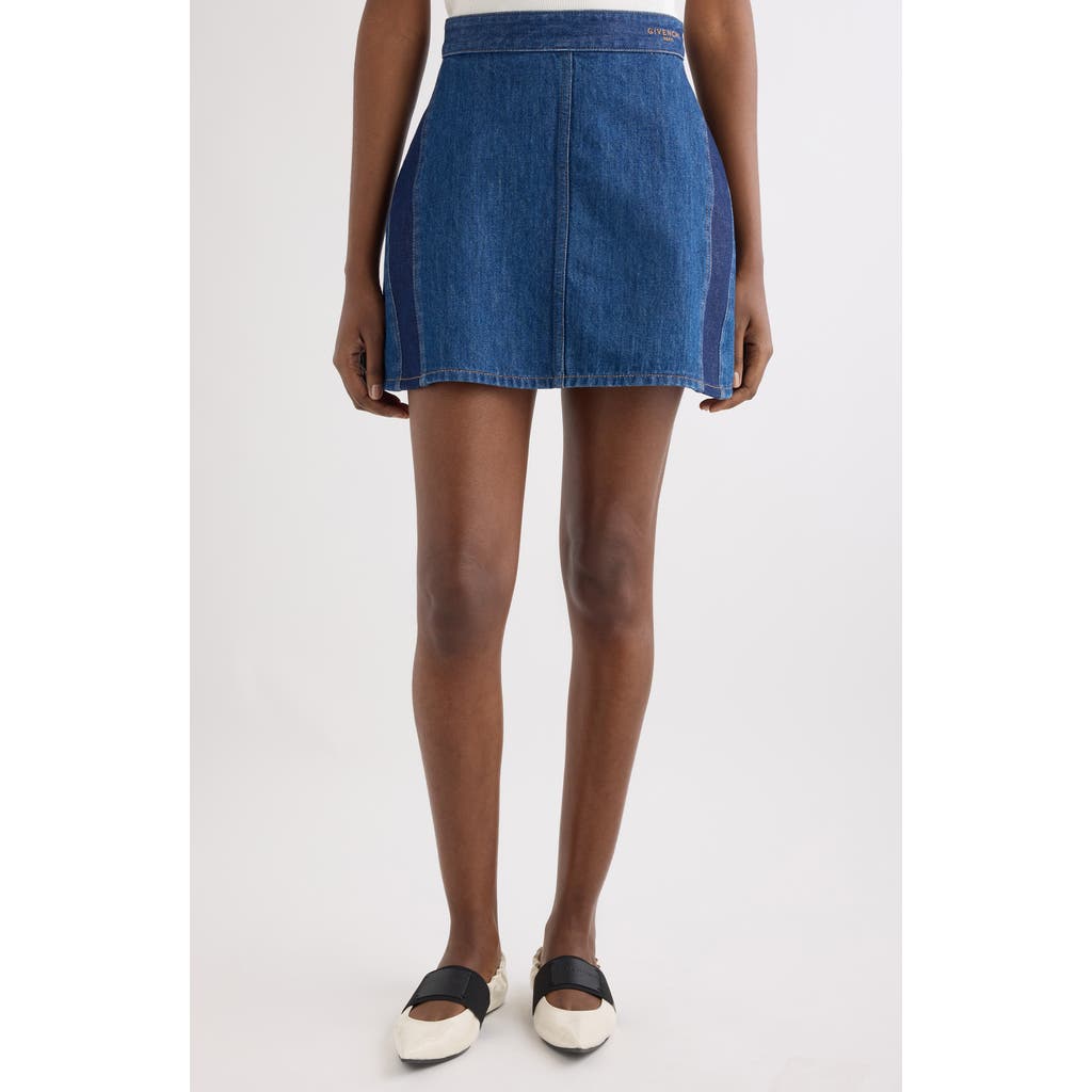Givenchy Givenchy Cocoon Denim Miniskirt