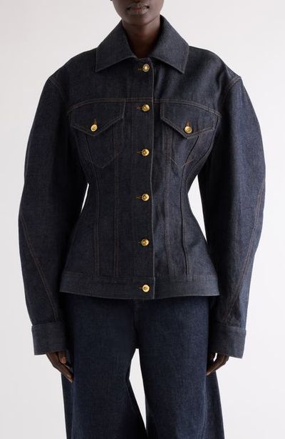 Givenchy Givenchy Cocoon Waisted Denim Jacket