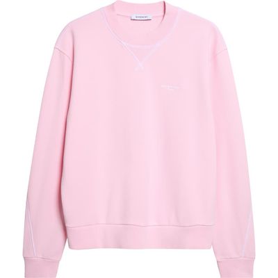 Givenchy Givenchy Couture Seam Cotton Fleece Sweatshirt