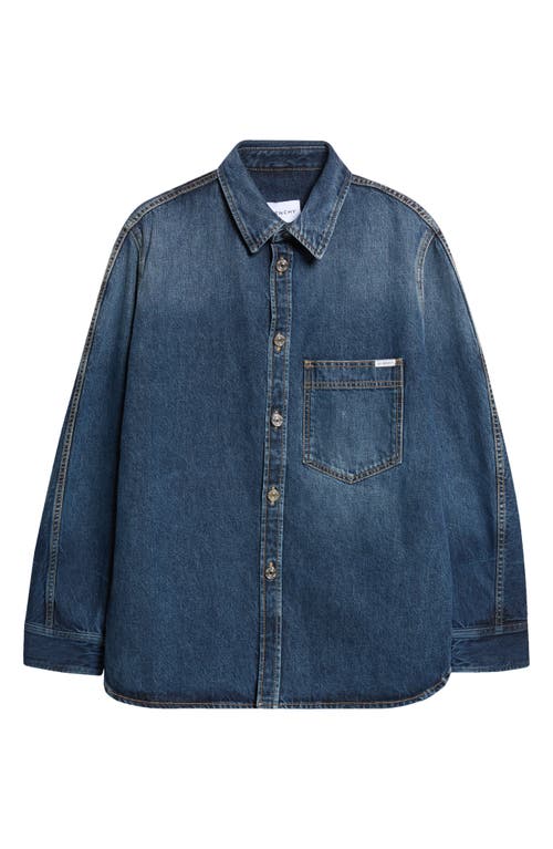 Givenchy Givenchy Couture Seam Denim Button-Up Shirt