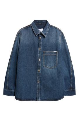 Givenchy Givenchy Couture Seam Denim Button-Up Shirt