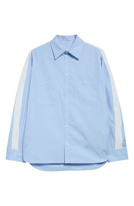 Givenchy Givenchy Couture Seam Side Stripe Button-Up Shirt