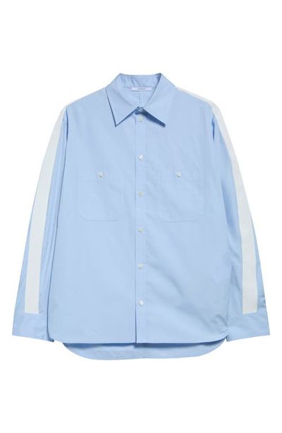 Givenchy Givenchy Couture Seam Side Stripe Button-Up Shirt