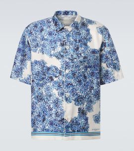 Givenchy Givenchy Couture Seam silk twill bowling shirt