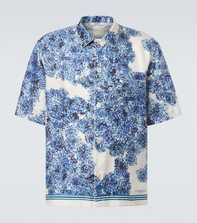 Givenchy Givenchy Couture Seam silk twill bowling shirt