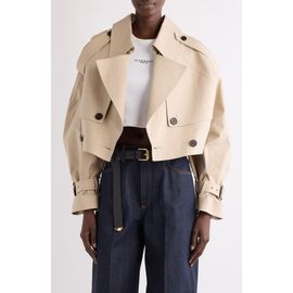 Givenchy Givenchy Crop Cotton Trench Coat