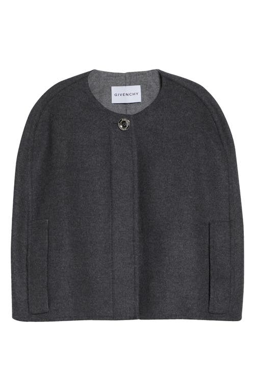 Givenchy Givenchy Crop Wool & Cashmere Cape