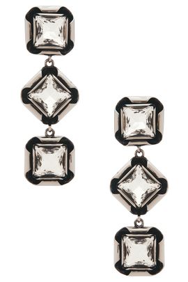 Givenchy Givenchy Deconstructed Crystal Pendants Earrings