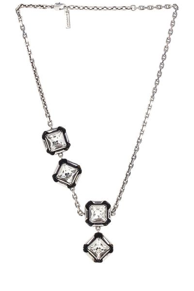 Givenchy Givenchy Deconstructed Crystals Chain Necklace